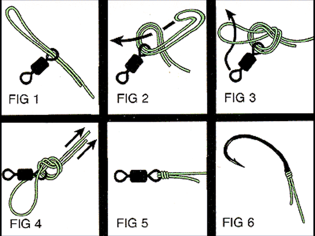 Как завязать карабин на леску для рыбалки схема фото