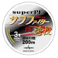 Плетеная леска YAMATOYO Fighter Super PE Ento 1,0 (0,140мм) 200m