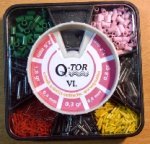 Набор грузов продолговатые (0,3-1,8гр) + кембрики (0,4-2,5мм) 100гр. Хок 