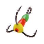 Крючёк-тройник Lucky John Scandi цвет GRY/18