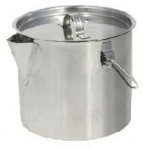 Котелок-чайник из нержавеющей стали 1,5л в чехле 