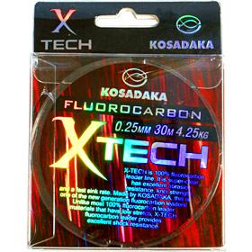 Леска флюорокарбон Kosadaka X-Tech 30м зимняя и все для рыбалки в VivatFishing.ru