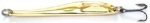 Зимняя блесна Ancient Lures WORM 82мм 15.5гр. Gold
