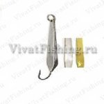 Зимняя блесна Ancient Lures NAIL 17гр. Silver/Gold Зимняя блесна Ancient Lures NAIL 17гр. Silver/Gold