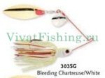 Спинербэйт Strike King Premier Elite (double willow) 10.5г цвет white shad