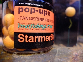 Бойлы плавающие Starmer Baits Pop-ups аромат Tangerine Fish