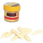 Съедобный опарыш Lucky John Pro Series 14 мм. Maggot 25 шт.