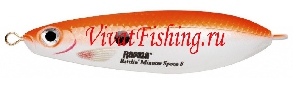 Блесна незацелляйка Rapala Rattlin' Minnow Spoon цвет FRP