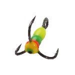 Крючёк-тройник Lucky John Scandi цвет YGR/16