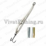 Зимняя блесна Ancient Lures WORM Silver/Gold Зимняя блесна Ancient Lures WORM Silver/Gold
