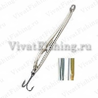 Зимняя блесна Ancient Lures WORM Silver/Gold Зимняя блесна Ancient Lures WORM Silver/Gold