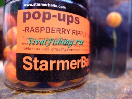 Бойлы плавающие Starmer Baits Pop-ups аромат Raspberry Ripple