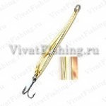 Зимняя блесна Ancient Lures WORM Gold/Copper Зимняя блесна Ancient Lures WORM Gold/Copper